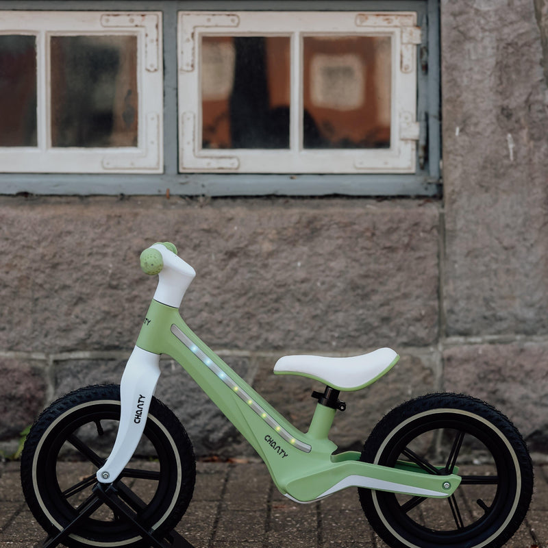 Chanty Go Grön Löpcykel | Med Integrerat Ljus