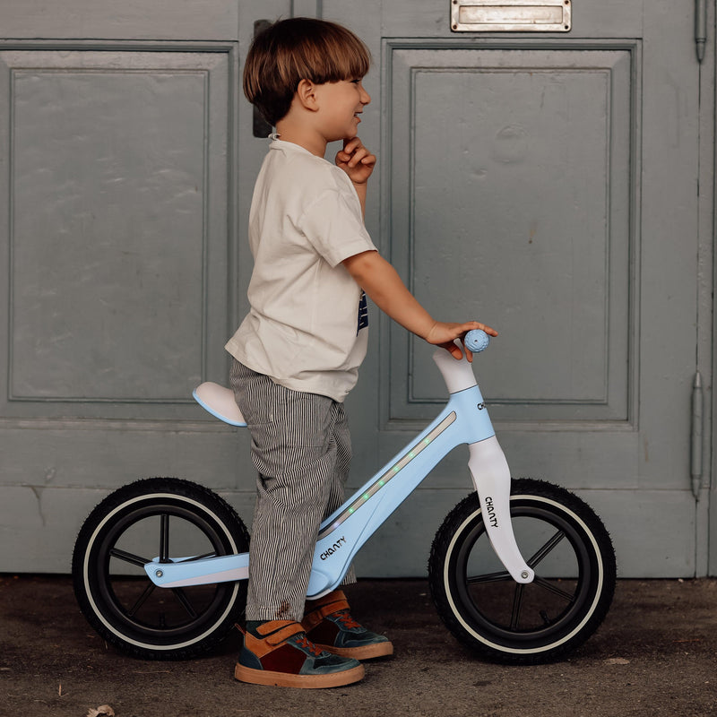 Chanty Go Blå Löpcykel | Med integrerat ljus