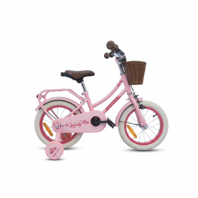 CHANTY Lovely 14" Rosa Flickcykel | 3-5 år |