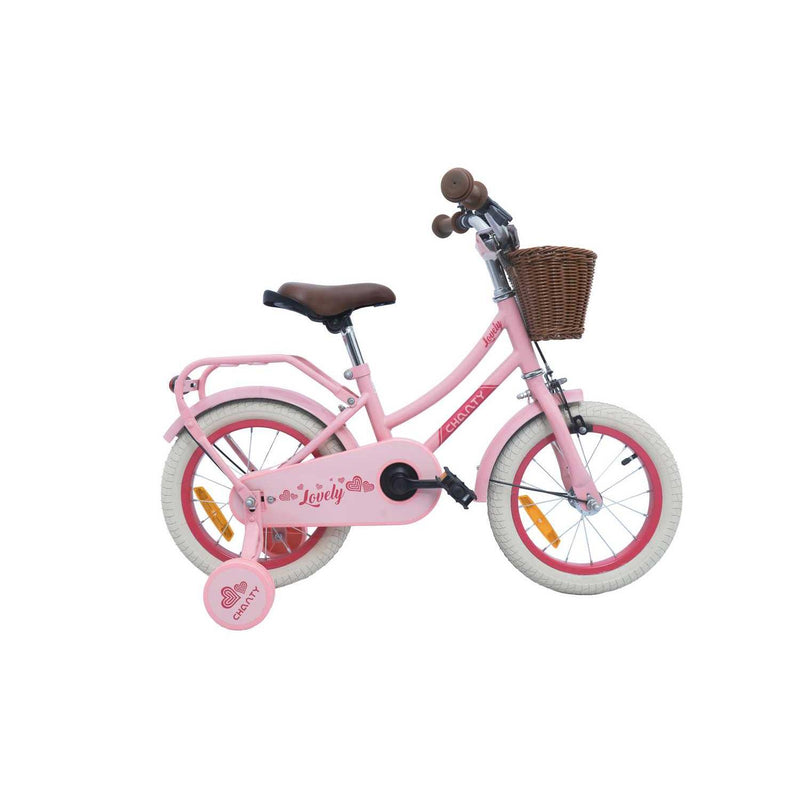 CHANTY Lovely 14" Rosa Flickcykel | 3-5 år |