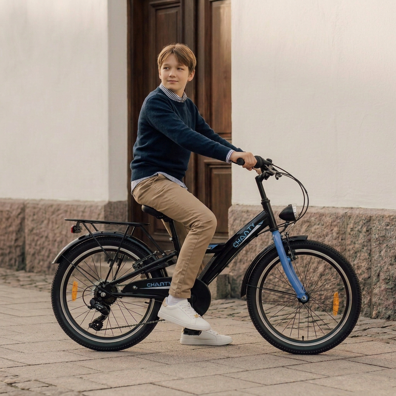 CHANTY Roader 20" Svart Pojkcykel | 7 växlar |
