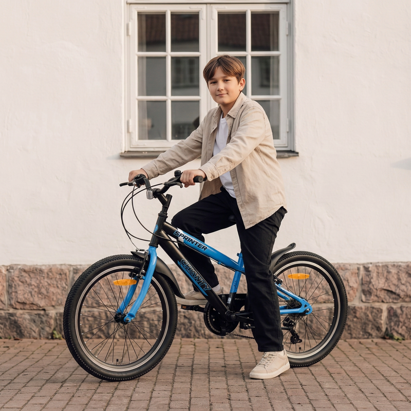 CHANTY Sprinter 26" Blå Pojkcykel | 7 växlar |