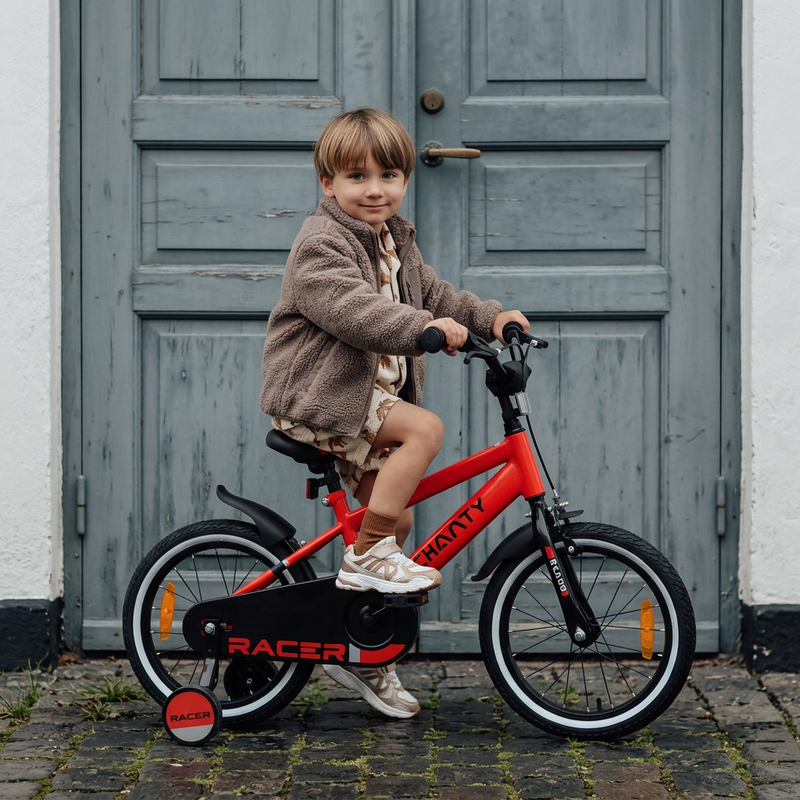 CHANTY Racer 16" Röd Pojkcykel | 4-6 år |